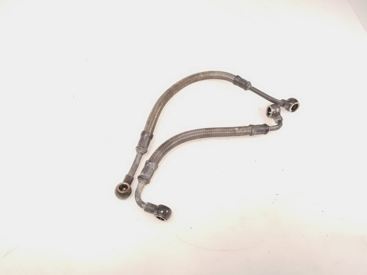 13 Hyosung GT250R GT 250 Engine Motor Oil Cooler Line Hose Pair