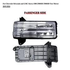 Right Side Tow Mirror Signal Light with Spot for 19 to 25 Silverado GMC Sierra