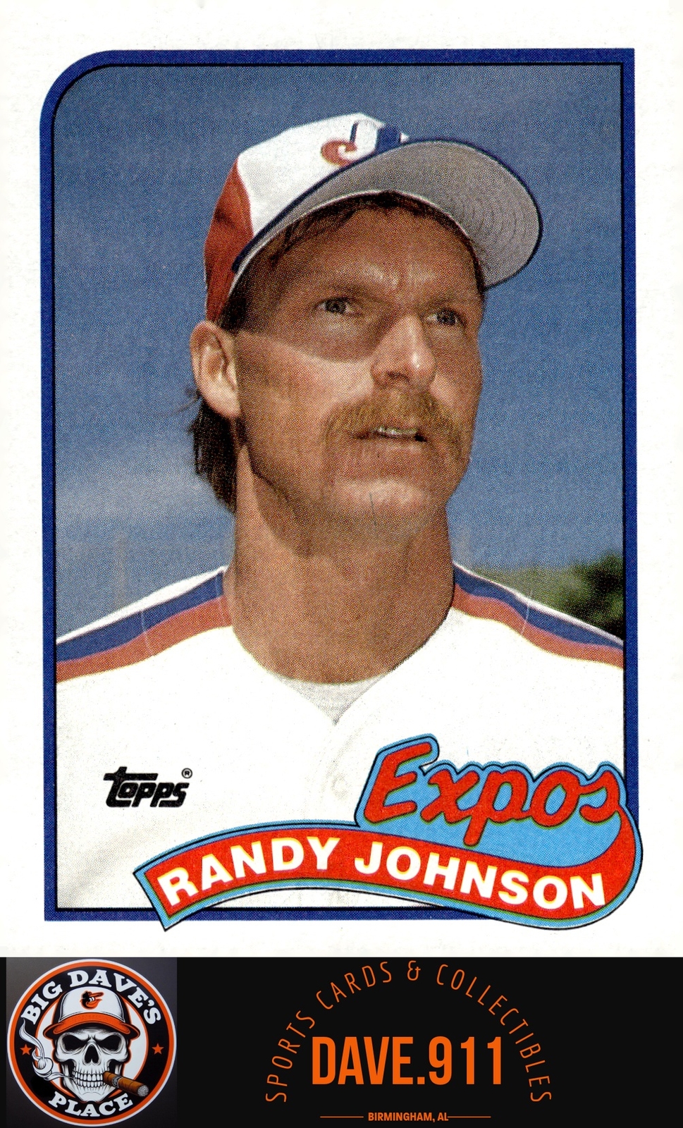 Randy Johnson 1989 Topps #647 RC Montreal Expos