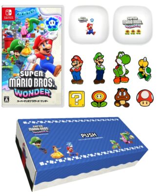 Mario design original BOX included] Super Mario Wonder