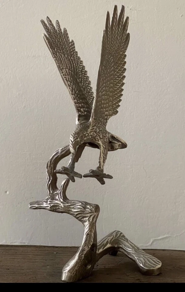 Brass Eagle Landing:Antique Masterpiece: $180 Free Postage - image 2 of 3