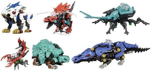 NEW Takara Tomy ZOIDS Zoid Wild ZW 01 02 03 04 05 06 set NEW Takara Tomy ZOIDS Zoid Wild ZW 01 02 03 04 05 06 set