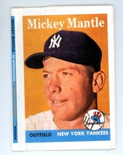 Mickey Mantle An Appreciation Herskowitz 1958 Topps 1st Ed DJ Only No Book