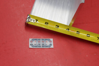 4''x 4''x 1/4'' ALUMINUM 6061 ANGLE BAR 5'' long T6 Extruded Mill Stock Cut New
