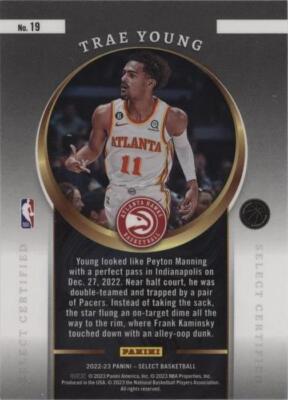 Panini Select Trae Young 2022-23 #19 for sale | eBay