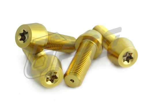 Tornillo de perno titanio M10 25L 30L 35L 40L 50L 60L cono Torx hexagonal forjado P1.25/1.5 - Imagen 21 de 38