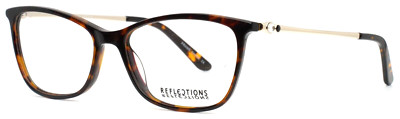 REFLECTIONS R781 Tortoise Womens Cat Eye Full Rim Eyeglasses 54-16-140 B:38