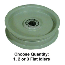 Flat Idler Pulley fits 26-1840 Toro Groundmaster 300 & 500 with 72" Deck