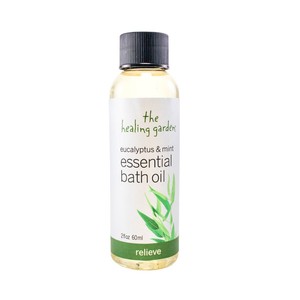 The Healing Garden Eucalypyus Mint Essential Bath Oil 2 Oz 60