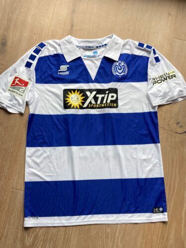MSV DUISBURG Original Spieler-Heim-Trikot Nr. 24 - "X TIP"-2017/18- Neu - Gr. L