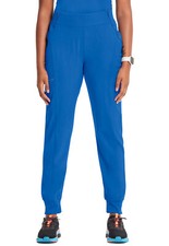 Royal Blue Cherokee Scrubs Infinity Mid Rise Tapered Leg Jogger Pant CK110A RYPS