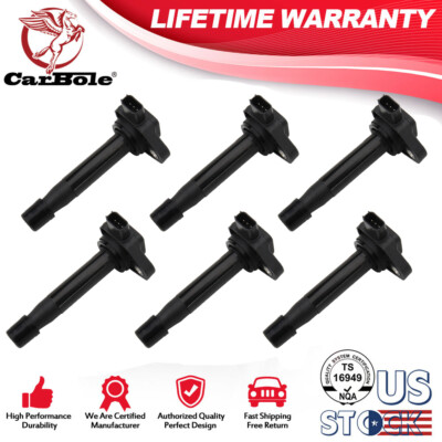 6 Ignition Coil Pack Set For Honda Accord & Odyssey 3.0L 3.2 - Foto 8