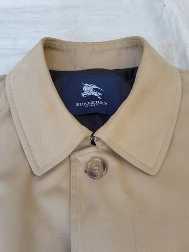 Vintage Burberry Mantel Herren Large Honey Steppfutter Made in Spain UK 56 - Bild 3 von 20