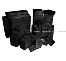Black Swirl Assorted Sizes Cotton Filled Jewelry Gift Boxes Packaging Crafts
