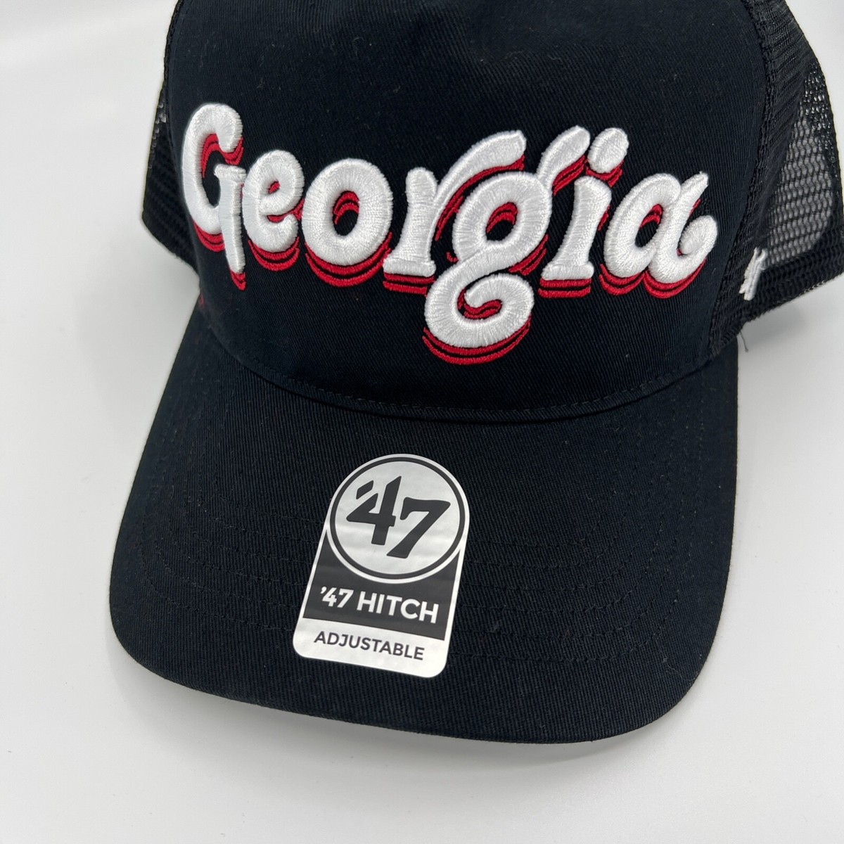Casquette Snapback Georgia Bulldogs - '47 Brand - Rouge Blanc - Vintage OSFA
