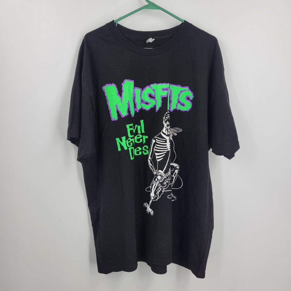 90s Misfits スケルトンTシャツ ブラックフラッグ DANZIG
