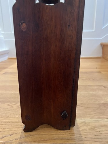 Antique Victorian Mahogany Hanging Fretwork Shelf - Picture 8 of 14