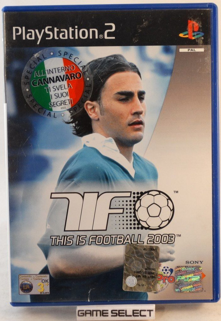 THIS IS FOOTBALL 2003 SONY PS2 PLAYSTATION - PAL -
