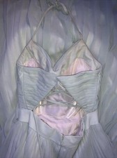 CAMILLE prom dress mint ruffled long dress small