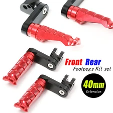 1.5 inch Extended Front Rear Footrests R-FIGHT For GSX-R 600 01 02 03
