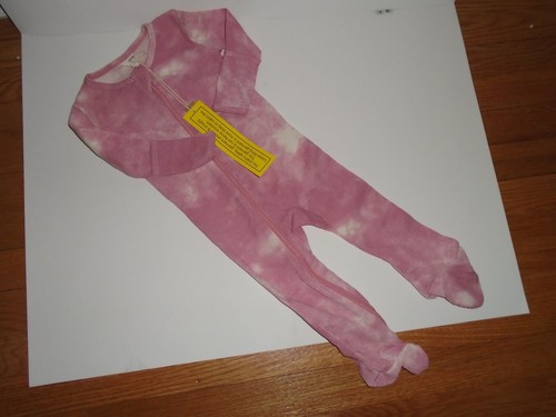 Footie tie dye menthe verte Love taille 9-12 mois neuve avec étiquettes