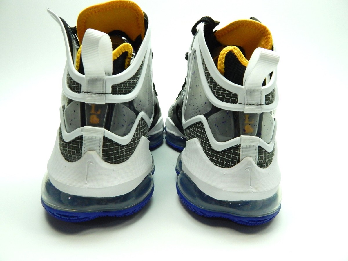 Nike Men's Lebron XIX 19 Basketball Black University Gold Shoes