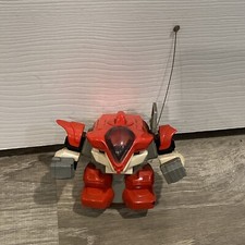 Vintage Battle Drones BATTLING ROBOTS Remote Control Toymax 1998 Red Untested