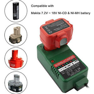 Chargeur de batterie 7,2v-18v station pour Makita bhs630 bjn161 bjr181 bjr182
