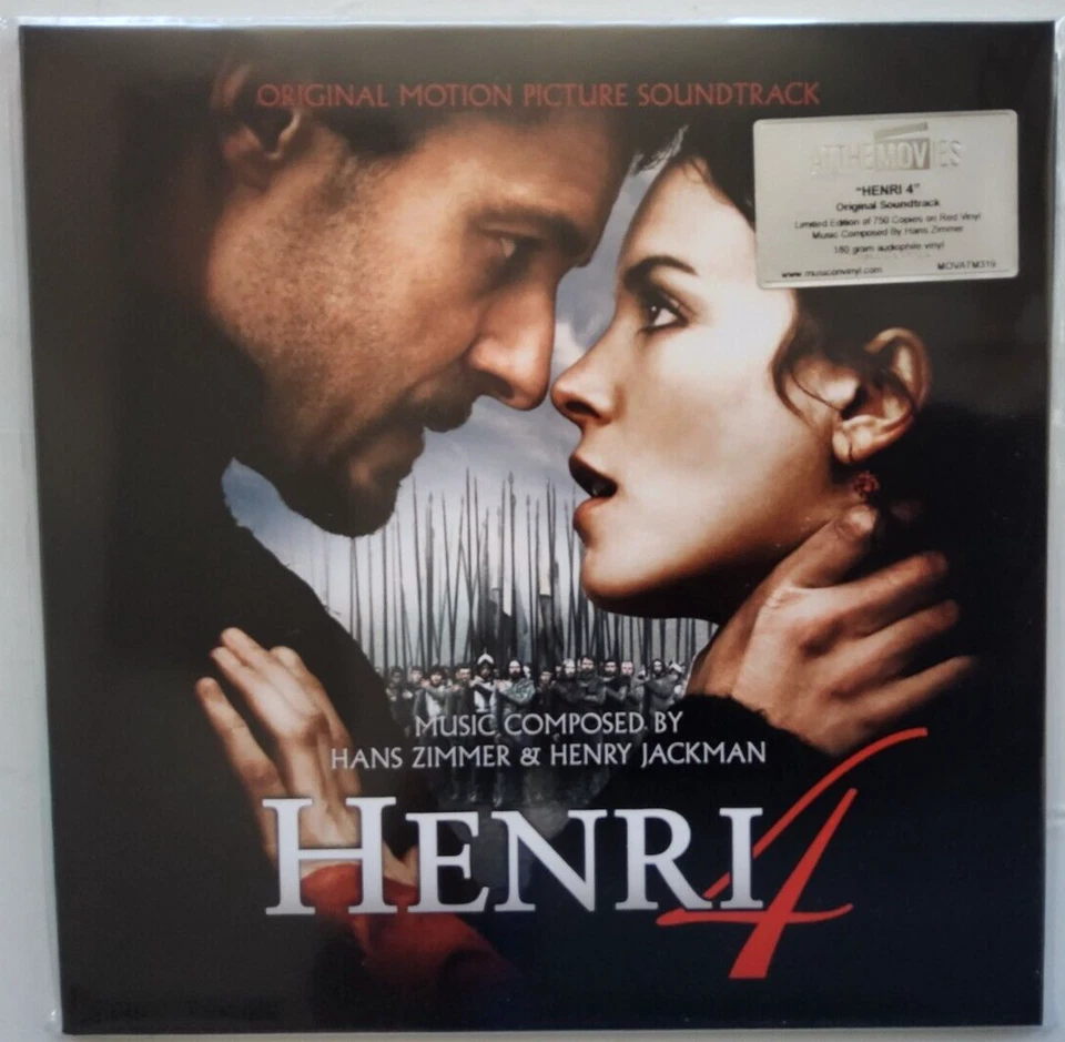 Hans Zimmer & Henry Jackman Henri 4 Ltd ED numbered LP Album vinyl Record 2022 - Image 2 of 4