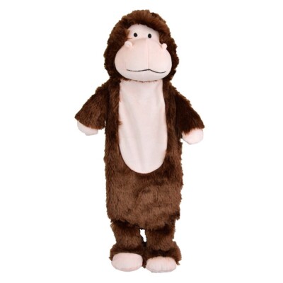 SlumberzzZ Cheeky Monkey Kunstfell 3D Neuheit Bezug 800ml Wärmflasche Set
