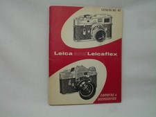 1967 Leitz Leica Leicaflex Camera and Accessories Catalog No. 40