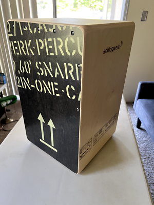 SCHLAGWERK 2inOne Snare Cajon Black Edition Large | eBay