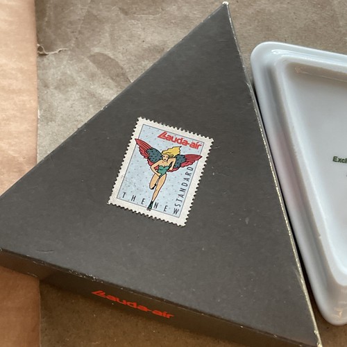 Vintage Lauda-Air Ashtray By Lilian Porzellan.Austria ..Rare Item..See Photos - Picture 9 of 21