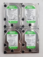 LOT OF 4  1TB (2), 1.5TB (2)  WD GREEN DESKTOP HDD 3.5" SATA HARD DRIVE (704)