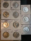 Lot 11 Kennedy Half Dollars 40% Silver 1965 1967 1968 1969
