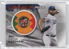 2022 Topps Series 1 City Flag Commemorative Relics Clayton Kershaw Patch 07ke