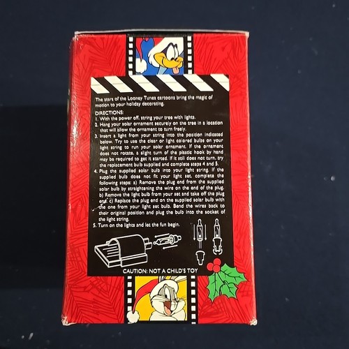 Looney Tunes Vintage Solar Motion Ornament Roadrunner And Wile E. Coyote - Picture 11 of 13