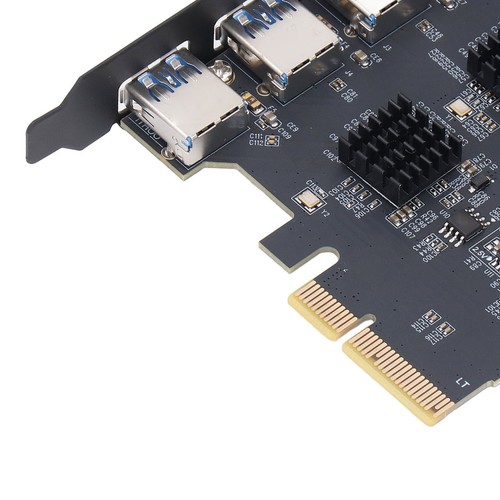USB3.2 GEN2 Expansion Card 10Gbps High Speed Stable PCIE 4X Expansion Card W NEW - Afbeelding 2 van 12