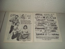 1970'S MID SOUTH WRESTLING PROGRAM WWF NWA AWA WWE