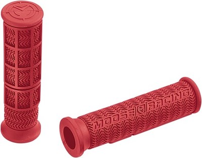 Moose Racing Stealth ATV Quad Grips Red for 7/8'' Handlebars 0630-0397