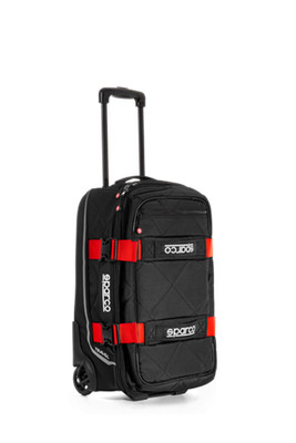 Sparco Travel Bag Black and Red | Durable Automotive Luggage
