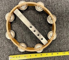 Rare 1970s Vintage Hi-Hat Jingle Tambourine apprx 8-9in - Good Condtion 