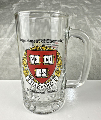 Harvard University Beer Stein Department of Chemistry & Chemical Biology Glass