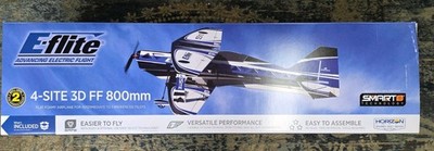 E-flite 4-Site 3D FF BNF 800mm   Shockflyer EPP NEU mit 3 Akku