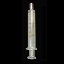10ml Luer Lock Tip Glass Syringes Sampler Injector Farm Veterinary Lab Use