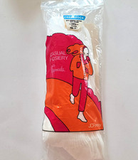Pkg of 3 NOS Gaymode Ribbed Top Crew Socks Nylon Cotton SZ 10 1/2 J C Penney VTG