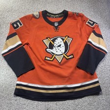 Anaheim Ducks Hockey Jersey Mens 56 Orange Alternate NHL Hockey Adidas Zegras 46