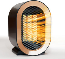 Calefactor eléctrico portátil 1200W, cerám...
