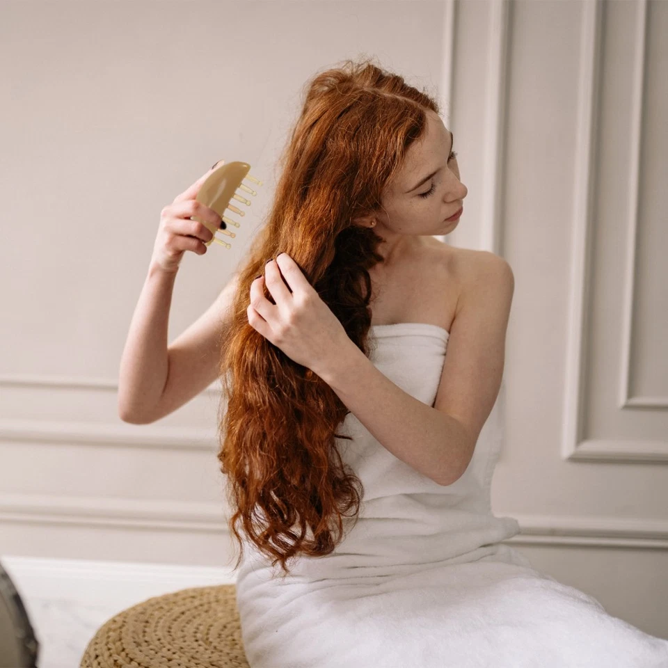 Pente de massagem para couro cabeludo pente de bolso pente de massagem para couro cabeludo pente massageador para couro cabeludo - Imagem 2 de 4