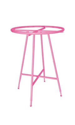 SSWBasics Hot Pink Round Clothes Rack - Sturdy Clothing Rack for Hanging